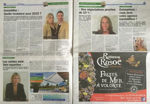  article complet dépeche du bassin immobilier la teste