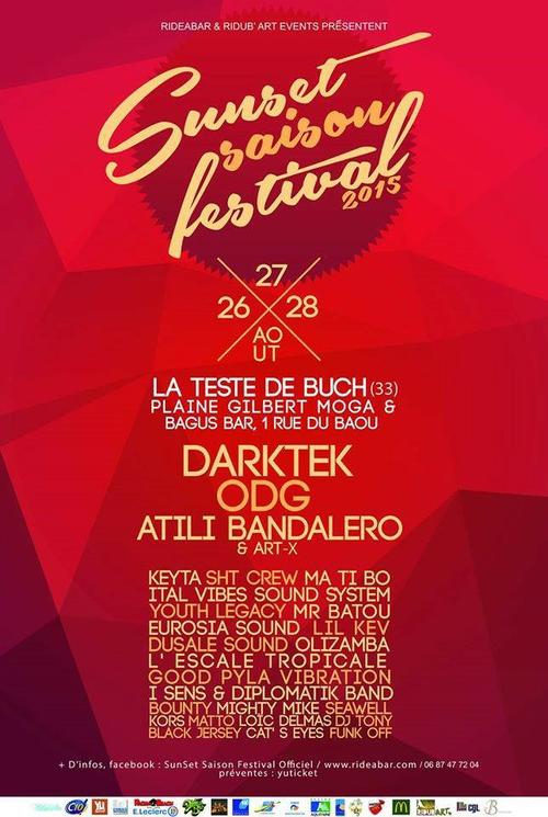 sunset festival la teste de buch animation portes ouvertes immobilier