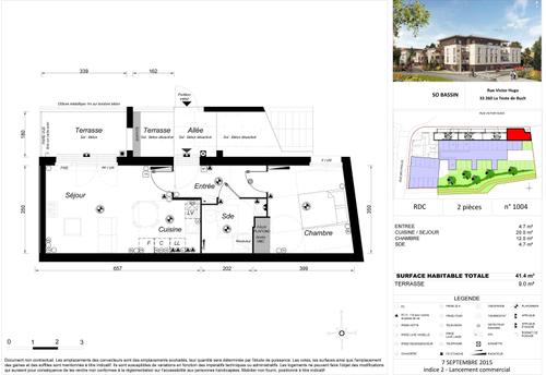 plan type appartement neuf à acheter résidence SOBASSIN