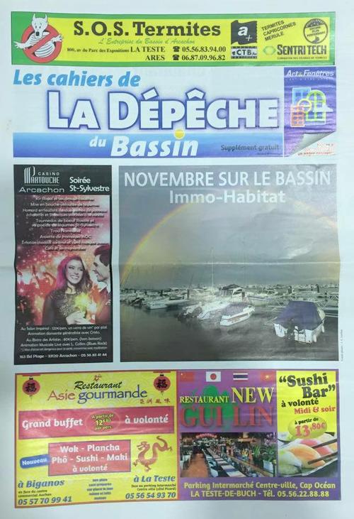 La Dépêche du Bassin spécial Immobilier