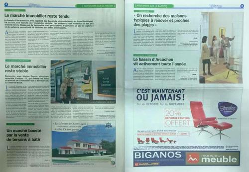 tendance marché immobilier la teste