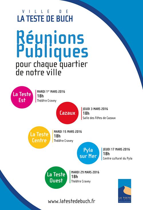 différents quartiers de la teste de buch