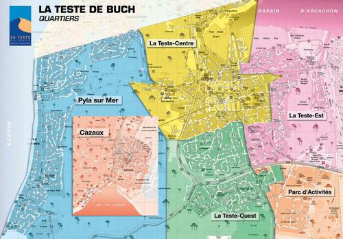 quartiers de la teste