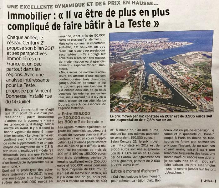 immobilier la teste