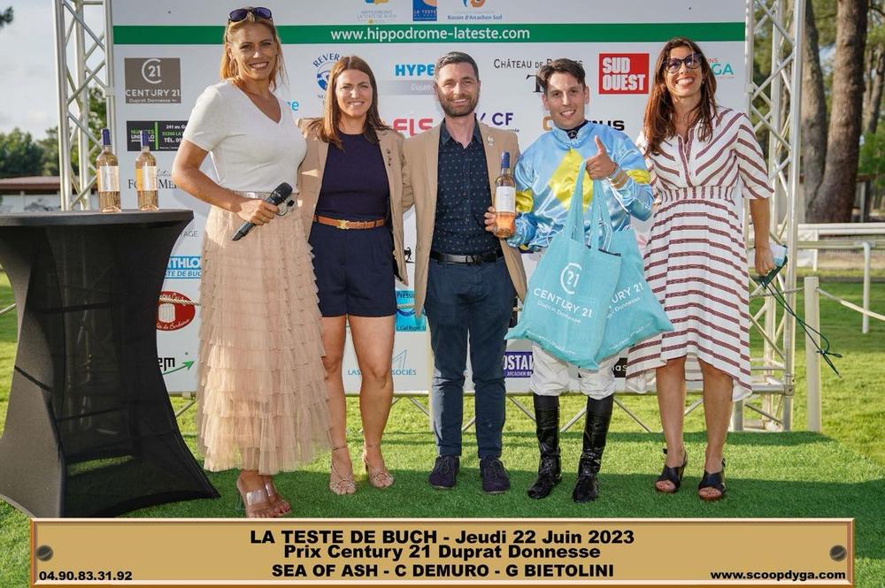 Prix CENTURY 21 Duprat Donnesse 2023 à l'hippodrome de La Teste