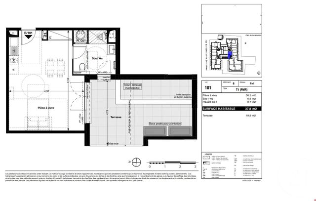 Appartement Studio à vendre - 1 pièce - 37.5 m2 - LA TESTE DE BUCH - 33 - AQUITAINE - Century 21 Duprat & Associés