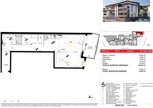 Appartement T2 à vendre - 2 pièces - 43.33 m2 - LA TESTE DE BUCH - 33 - AQUITAINE - Century 21 Duprat & Associés