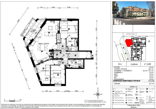 Appartement T4 à vendre - 4 pièces - 83.6 m2 - ARCACHON - 33 - AQUITAINE - Century 21 Duprat & Associés