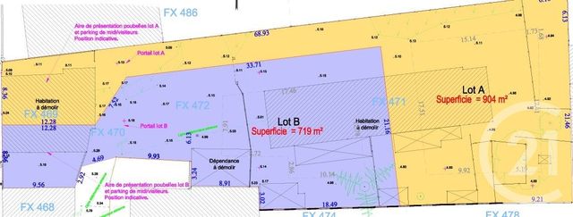 terrain à vendre - 904.0 m2 - LA TESTE DE BUCH - 33 - AQUITAINE - Century 21 Duprat & Associés